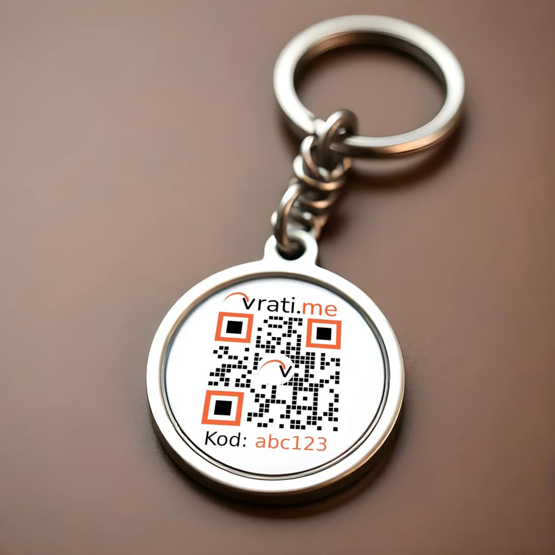 Metalni privjezak za ključeve