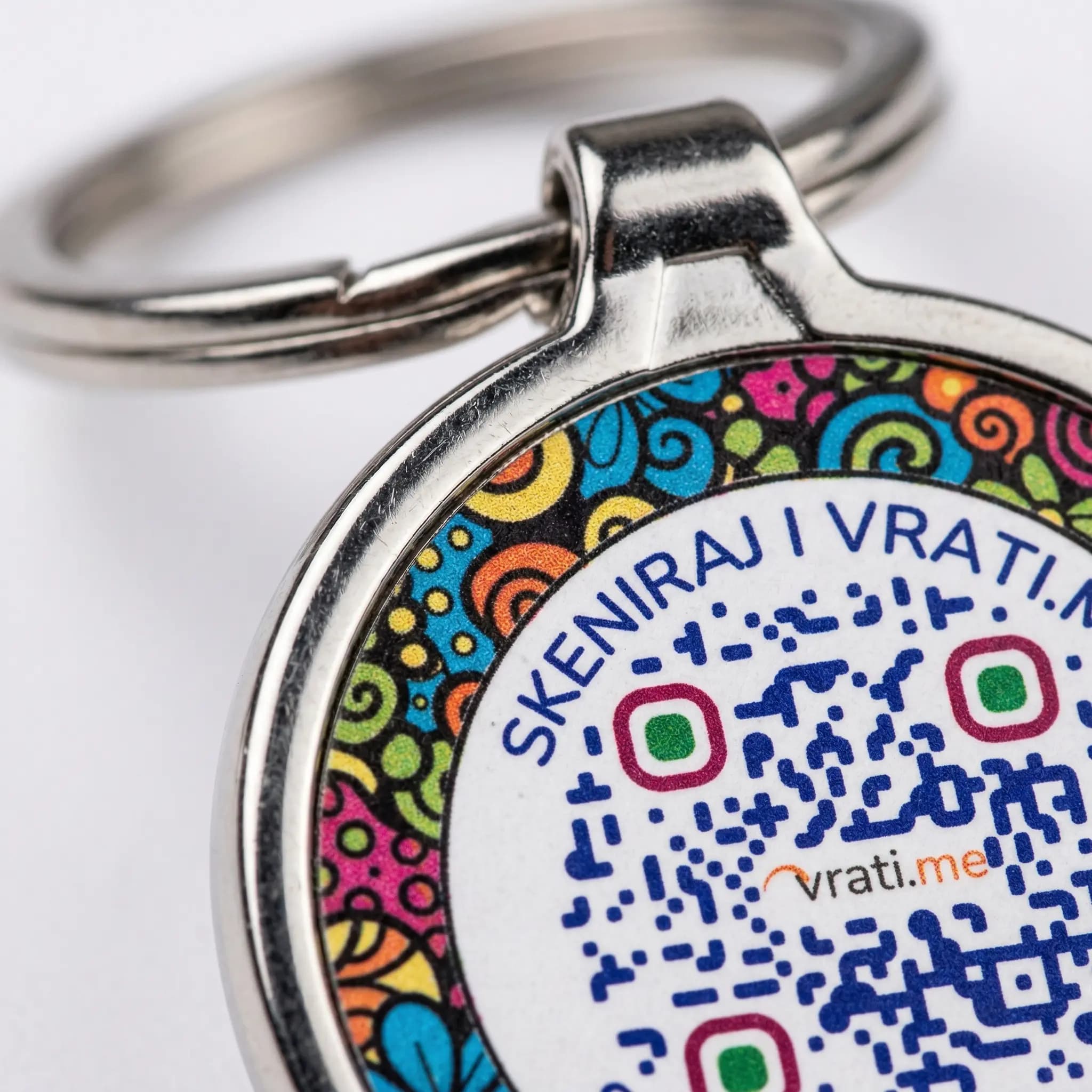 Okrugli privezak za ključeve