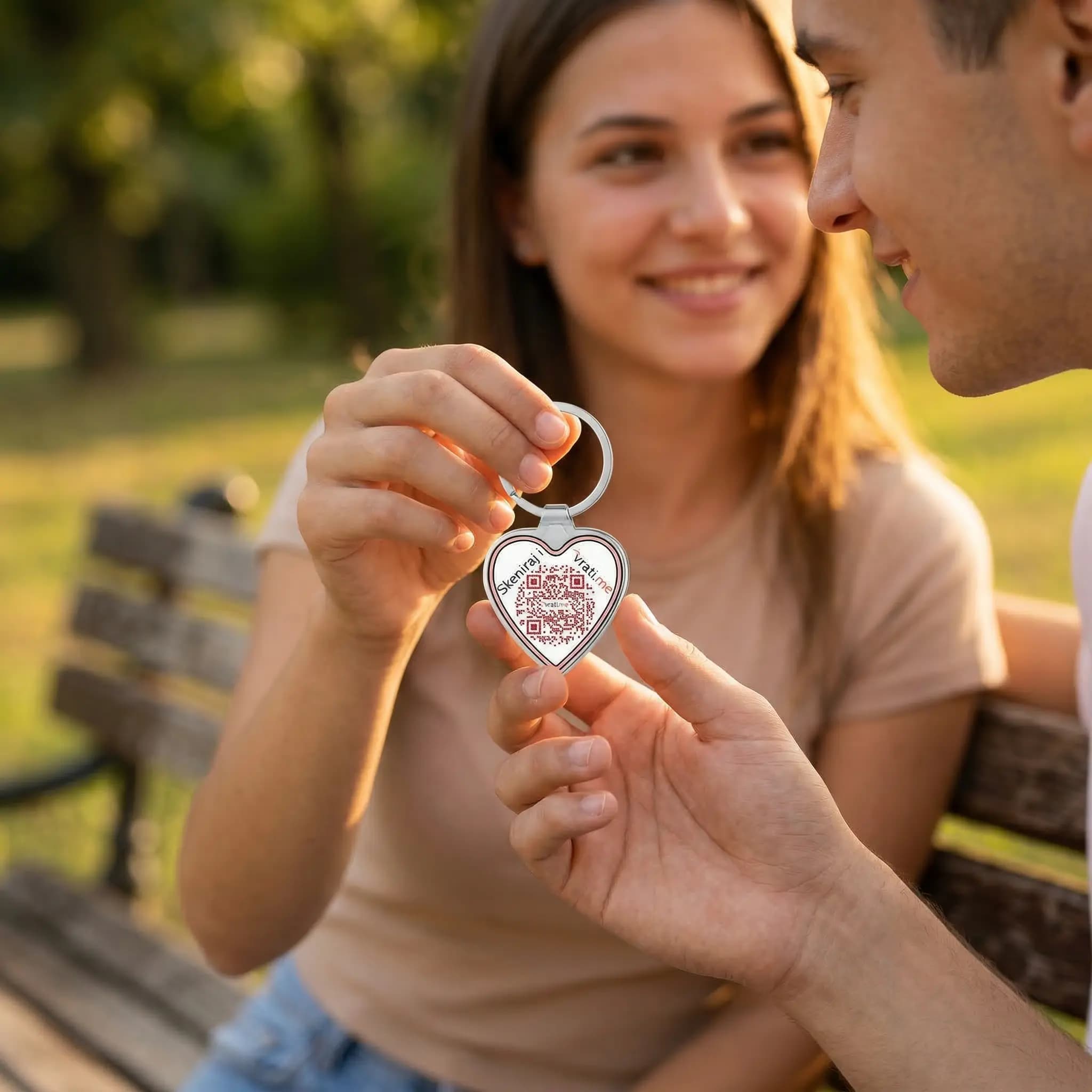 Privezak za ključeve u obliku srca - 2