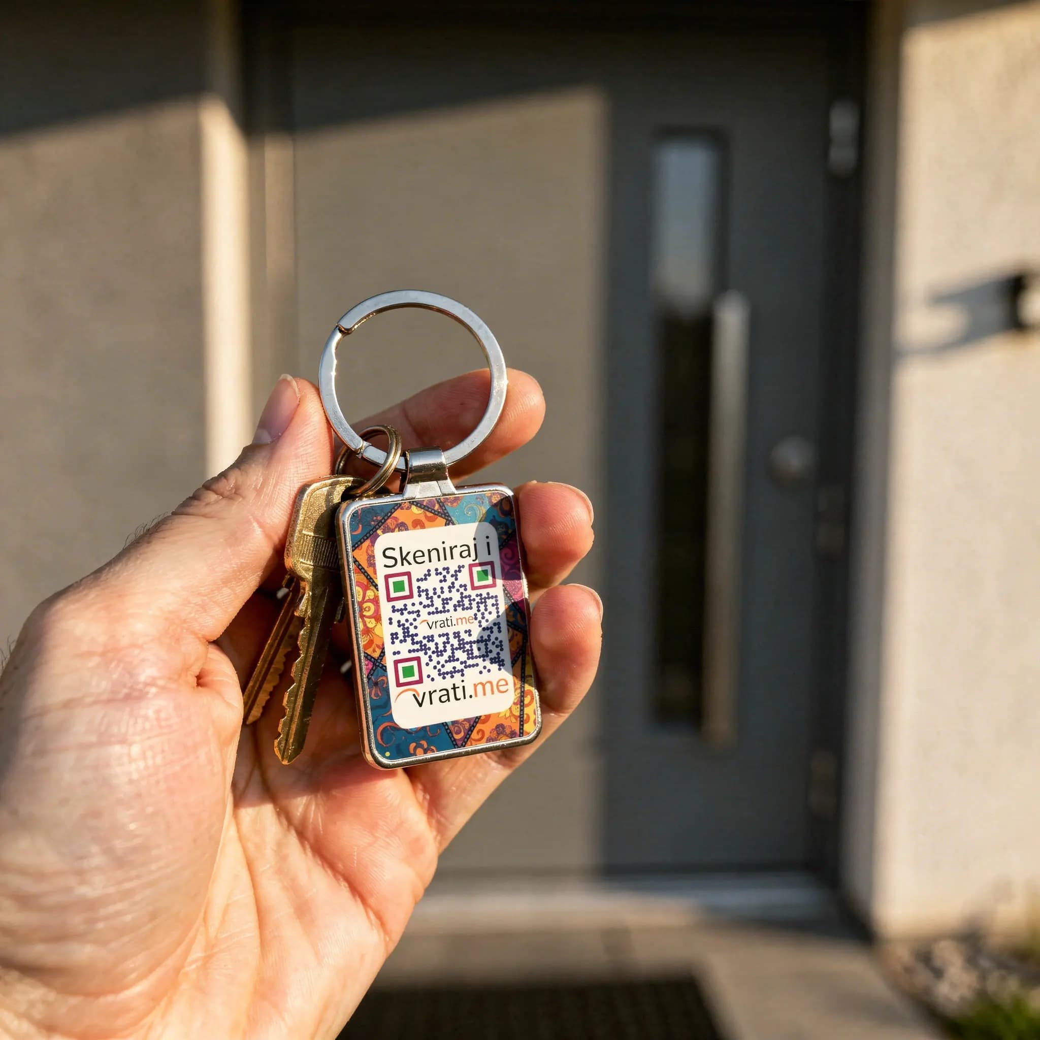 Pravougaoni privezak za ključeve - 1