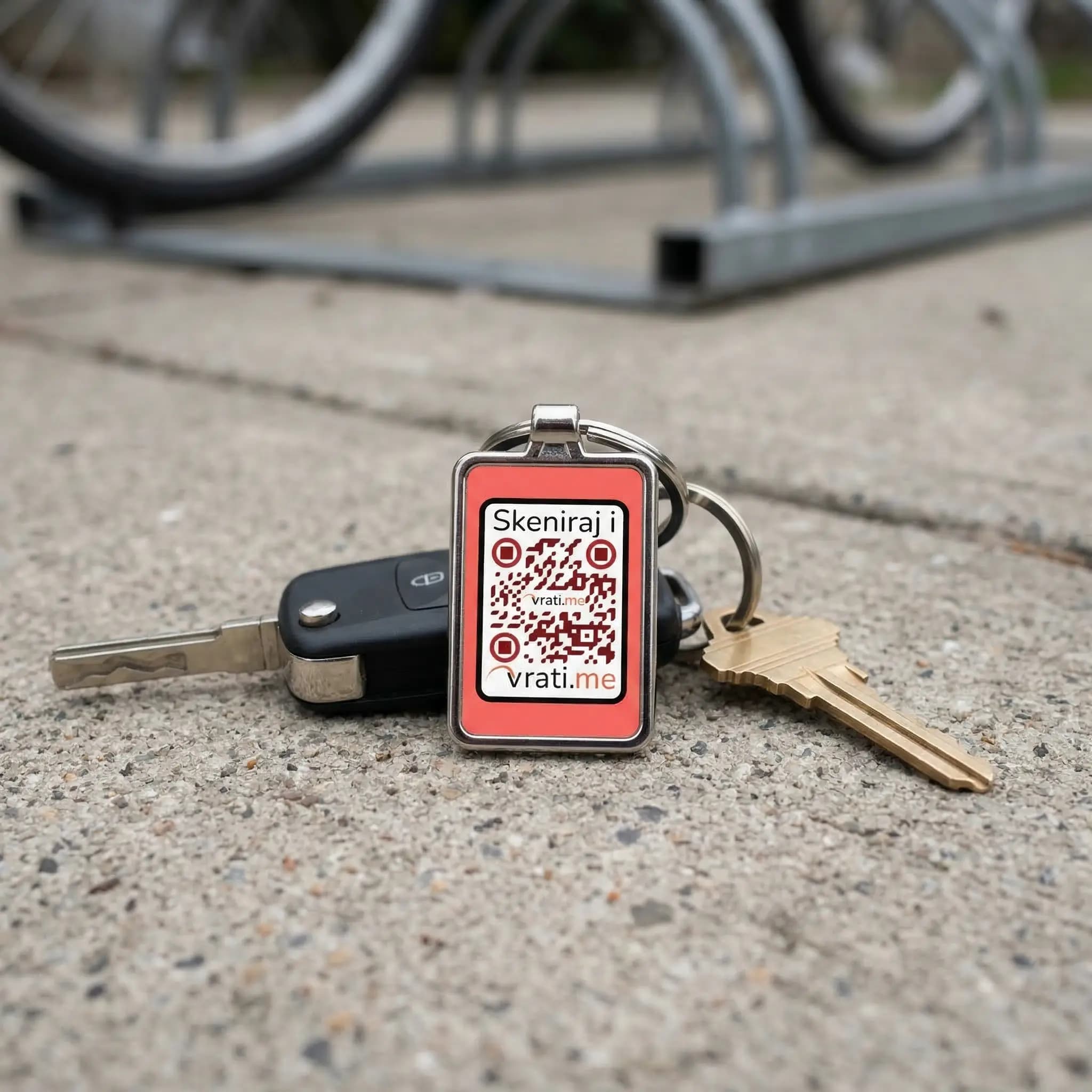 Pravougaoni privezak za ključeve - 5